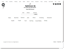 Tablet Screenshot of optimumiq.net